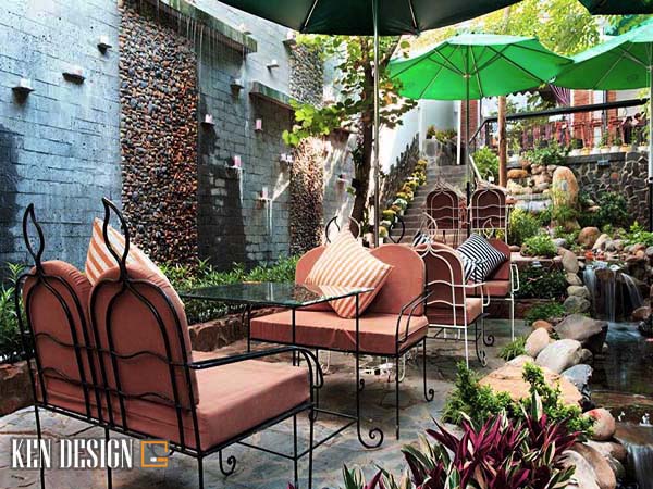Kinh nghiệm lựa chọn bàn ghế cafe phong cách sân vườn